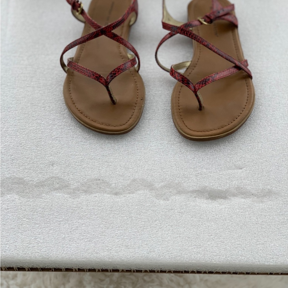 Women's Red Strappy Sandals